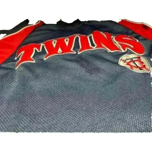 vintage Twins jersey y2k Minnesota twins joe mauer jersey youth SM. #3 patch - Picture 4 of 9